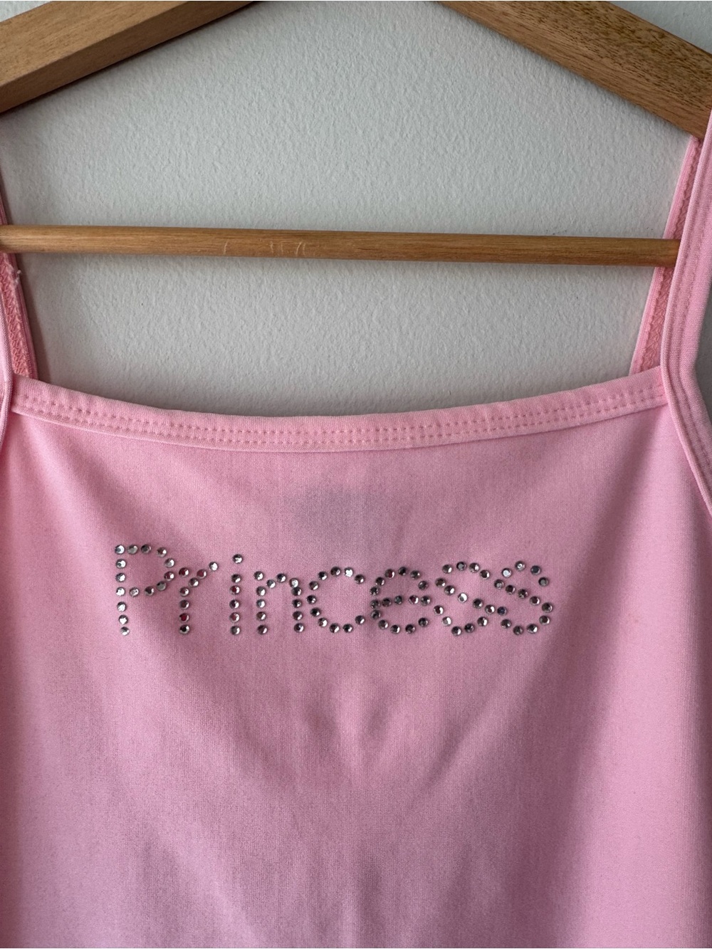 Princess Pink Studded Tank Top